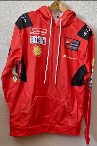 Sudadera Ducati Roja y Negra