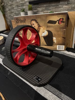 Rodillo Abdominales Crivit + Esterilla