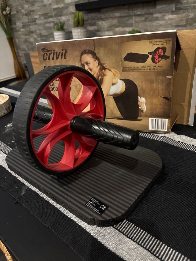 Rodillo Abdominales Crivit + Esterilla
