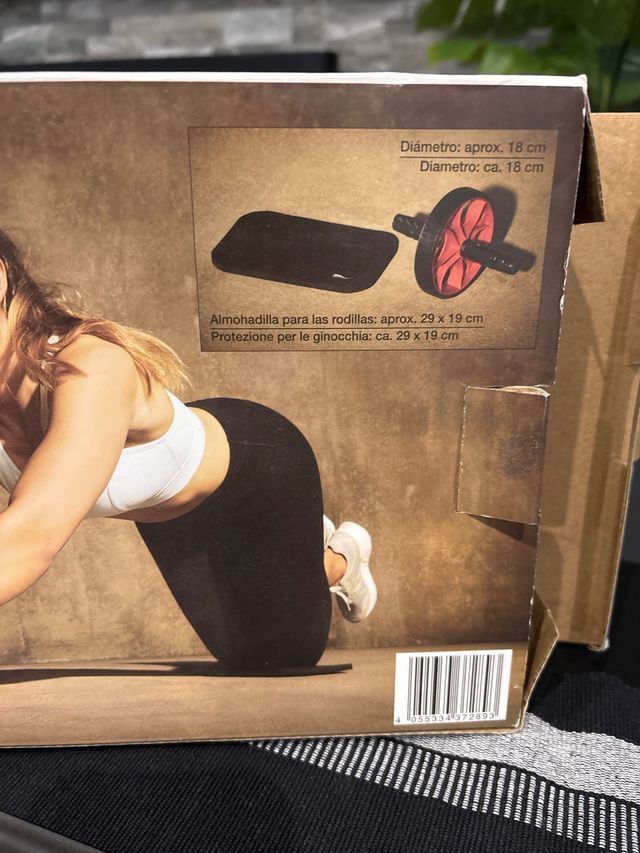 Rodillo Abdominales Crivit + Esterilla