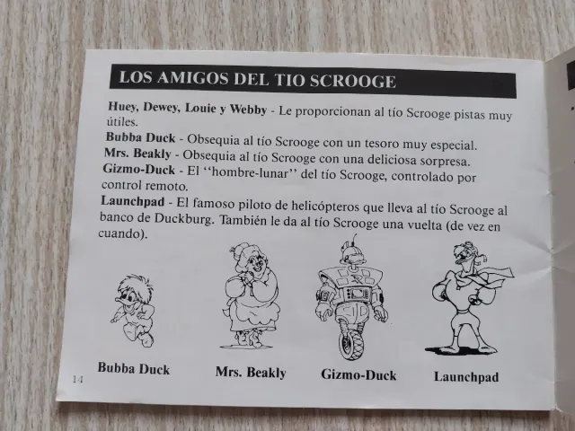 DUCK TALES PAL ESPAÑA NINTENDO GAME BOY