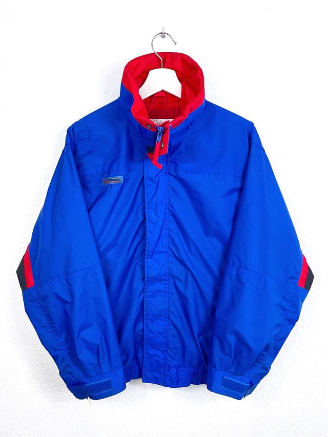 Giubbotto antivento Columbia vintage anni '90 blu