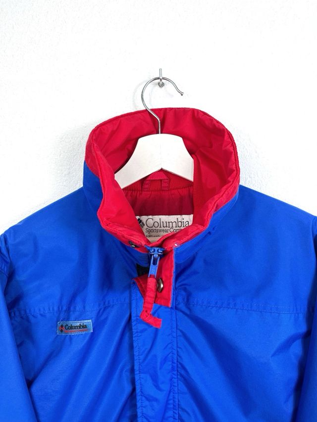 Giubbotto antivento Columbia vintage anni '90 blu
