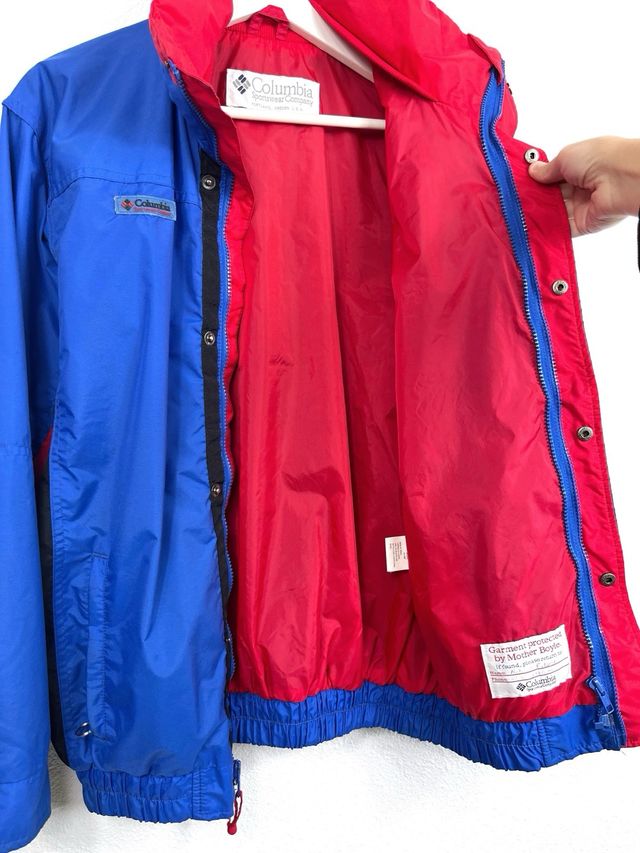 Giubbotto antivento Columbia vintage anni '90 blu