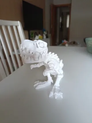 Figura Esqueleto T-Rex 3D