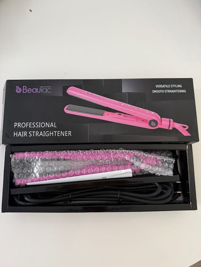Plancha Pelo Beautac Profesional Rosa Nueva