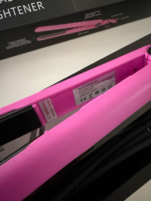 Plancha Pelo Beautac Profesional Rosa Nueva