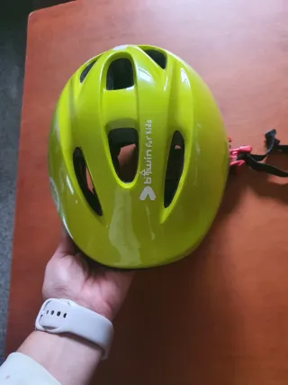 Casco Bici Niño Btwin Verde