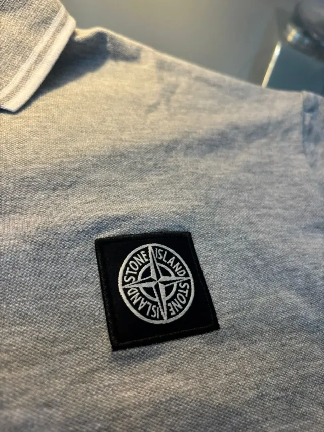 Polo Stone Island Gris