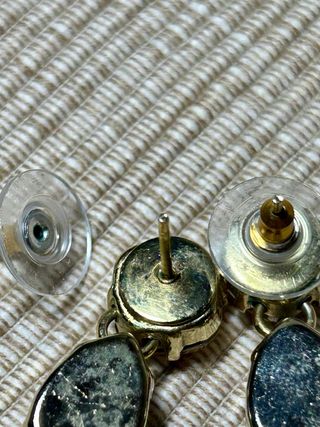 Pendientes largos cristal brillante preciosos