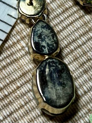 Pendientes largos cristal brillante preciosos