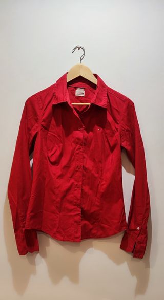 Camisa Tommy Hilfiger Roja Talla L