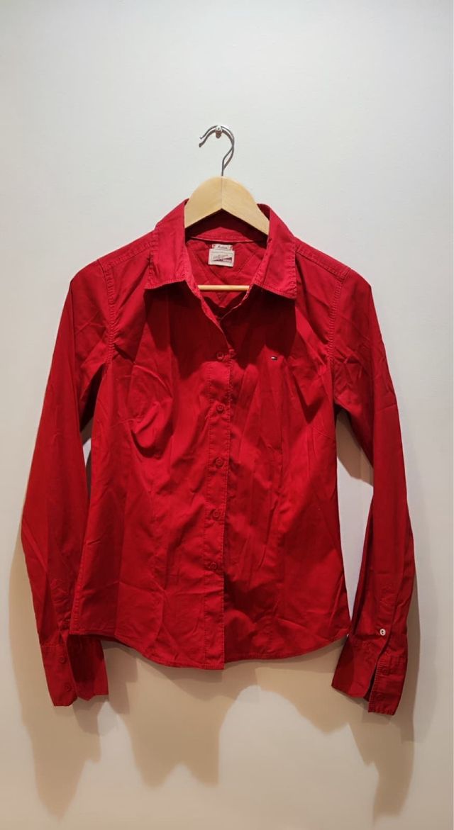 Camisa Tommy Hilfiger Roja Talla L