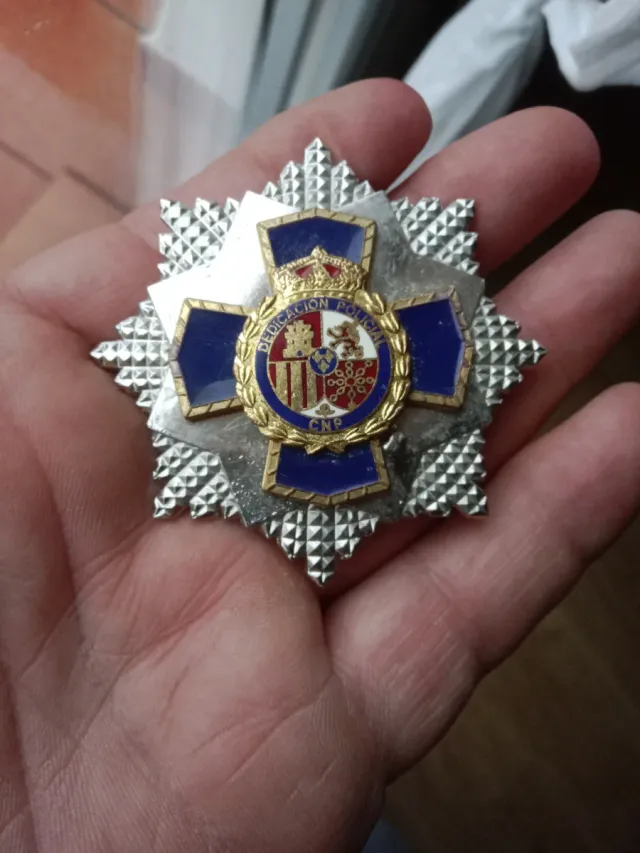 Medalla Placa Dedicación Policial 35 años