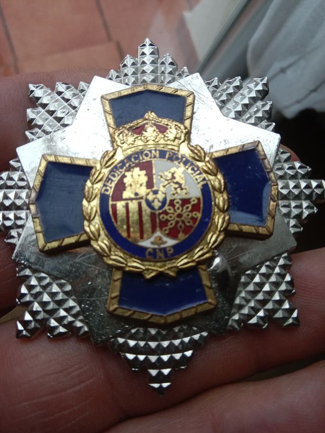 Medalla Placa Dedicación Policial 35 años