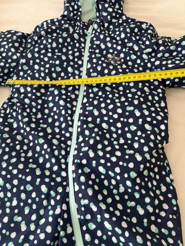 Mono de nieve infantil con manoplas