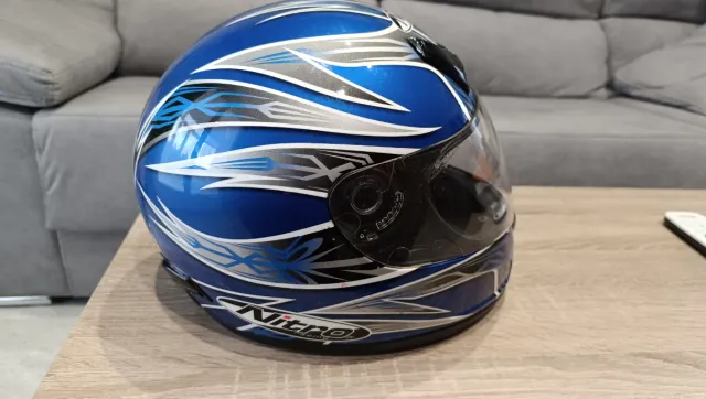 Casco Integral Nitro Azul Talla L