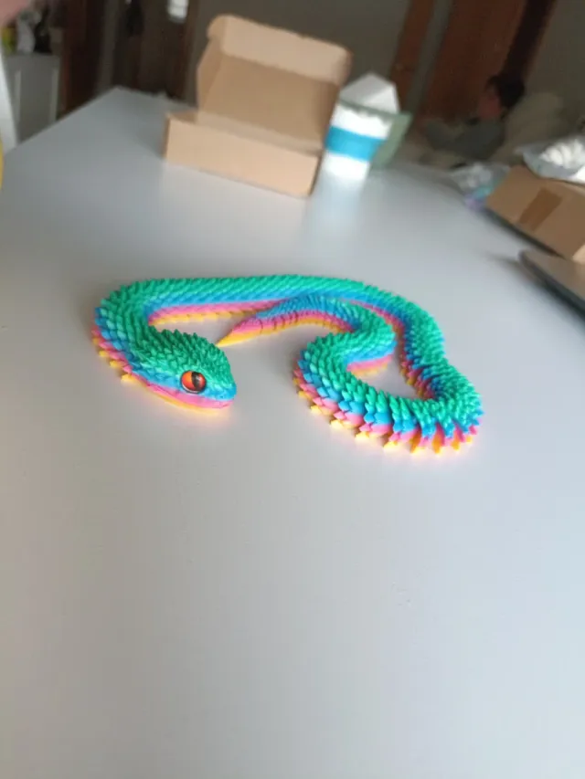 Figura Serpiente 3D