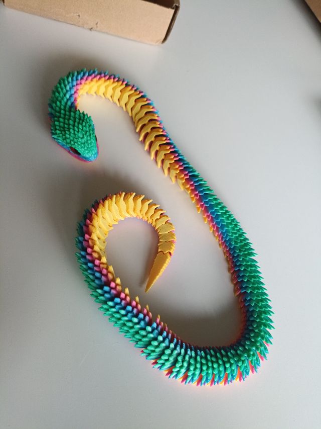Figura Serpiente 3D
