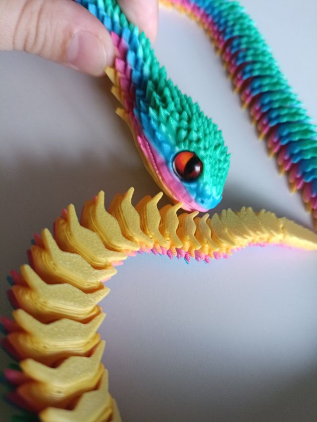 Figura Serpiente 3D
