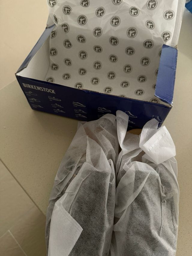 Zoccoli Birkenstock neri taglia 39