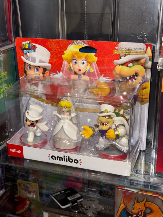 Amiibo Mario Peach Bowser Super Mario Odyssey