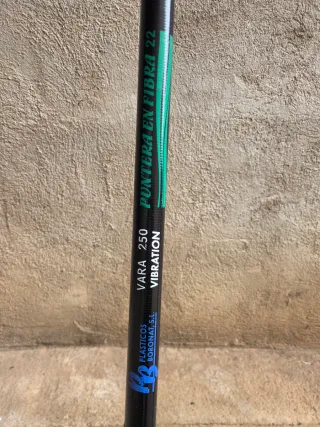 Varas fibra para el campo