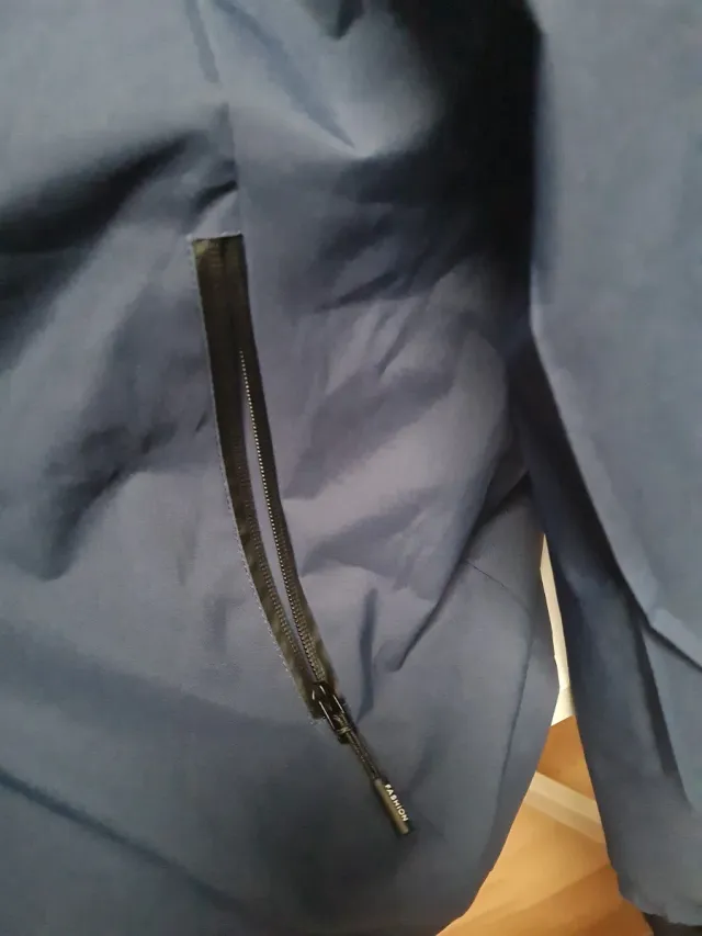 Chubasquero juvenil azul marino súper impermeable