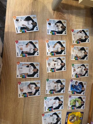 16 Cartas Real Madrid Panini