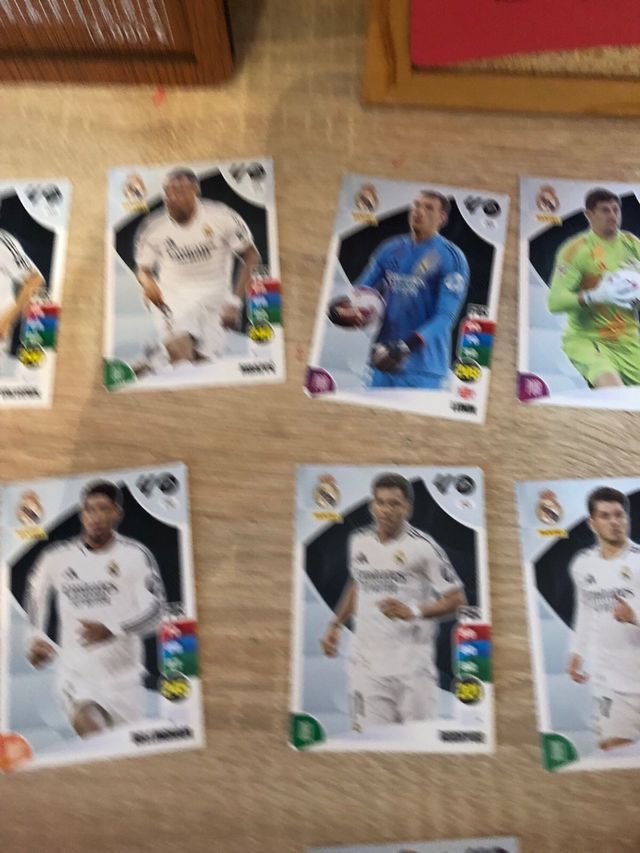16 Cartas Real Madrid Panini