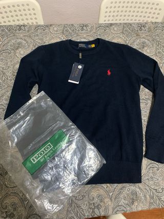 Jersey Polo Ralph Lauren Azul Marino Talla M