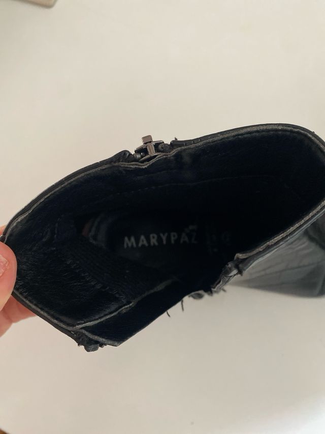 Botas tacón efecto cocodrilo