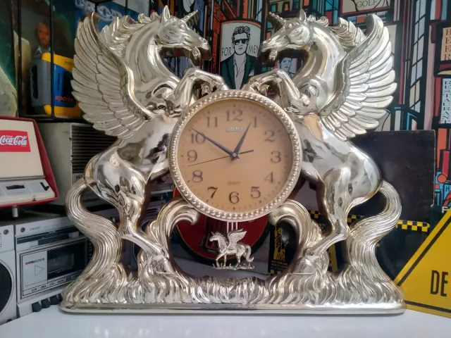 Reloj de pared Vintage Imoto Unicornio Pegaso