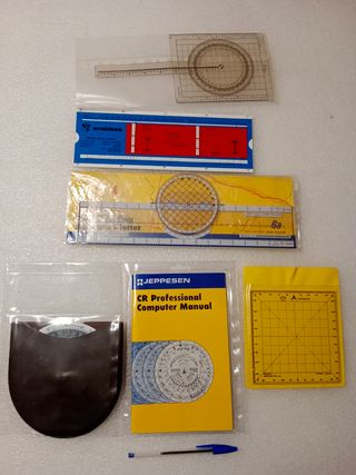 Reglas de cálculo jeppesen navegacion piloto ensid