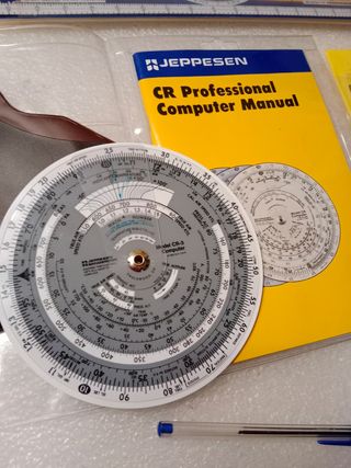 Reglas de cálculo jeppesen navegacion piloto ensid