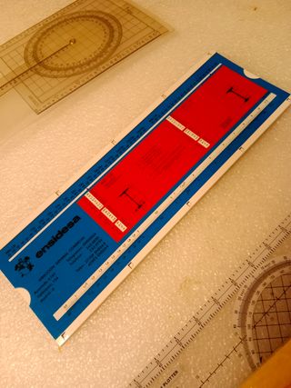 Reglas de cálculo jeppesen navegacion piloto ensid