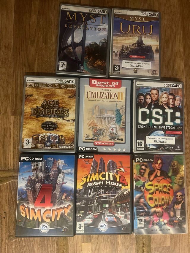 Lote 8 Juegos PC