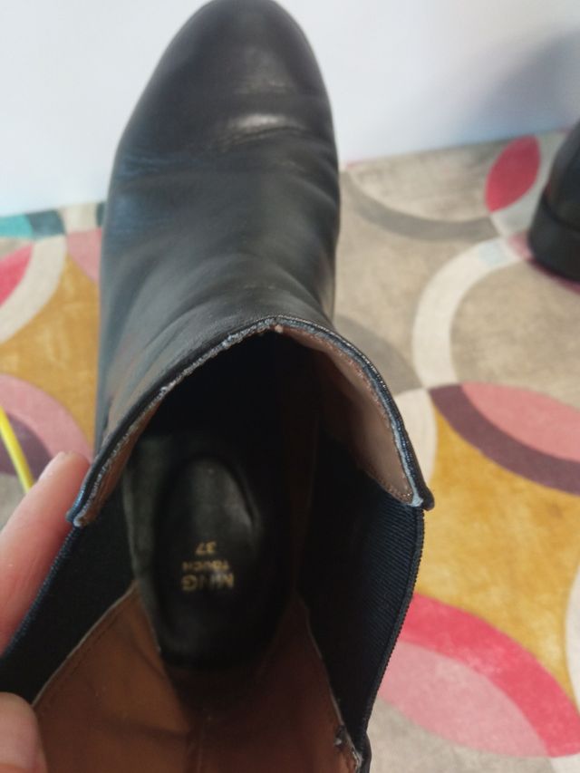 Botines Mango negros talla 37