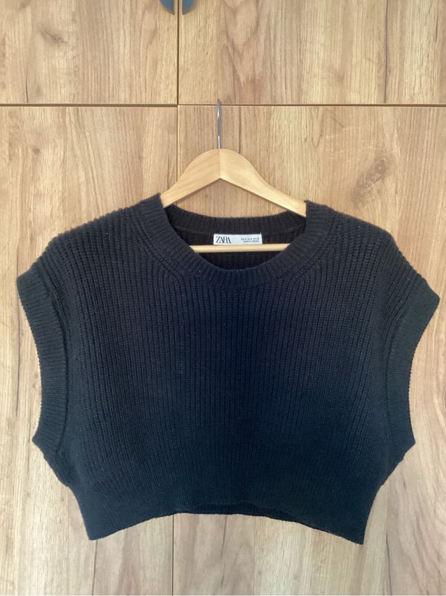 Chaleco Zara Negro