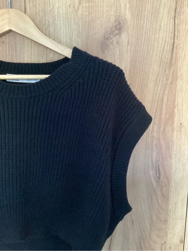 Chaleco Zara Negro