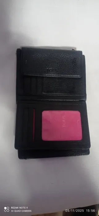 Monedero Tous Piel Negro