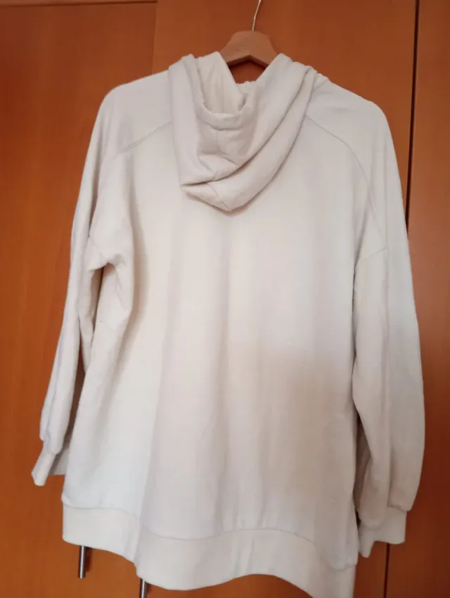 Sudadera Lefties Oversize Beige Talla M