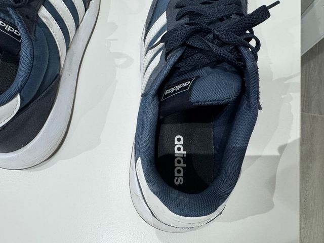 Zapatillas Adidas Hombre Azul y Blanco