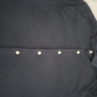 Camisa Mango azul lunares slim fit Talla S