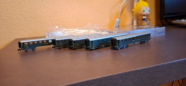 Fleischmann 5 Coches SBB CFF Suizos