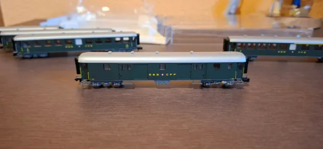 Fleischmann 5 Coches SBB CFF Suizos