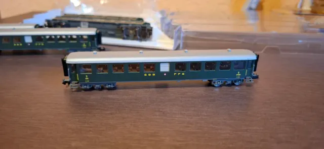 Fleischmann 5 Coches SBB CFF Suizos