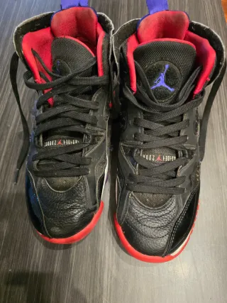 Jordan Jumpman Zapatillas Negras Rojas