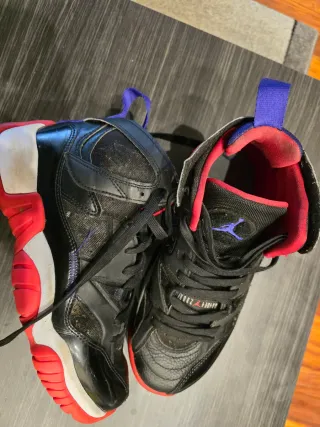 Jordan Jumpman Zapatillas Negras Rojas