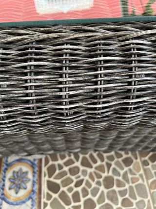 Conjunto Sofá y Sillones Exterior 3 Piezas